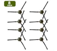 8 Piece Replacement Side Brushes for Lefant M1 M2 Pro Robot Vacuum Cleaner Nylon Material Brushes for Enhanced Cleaning Performance