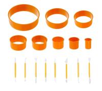 8-Piece Round Pastry Cutter, 8-Piece Baking Carving Knife, Round Cookie Cutter, Scone Cutter, Donut Cutter, Multi-Purpose Pastry Cutter Set