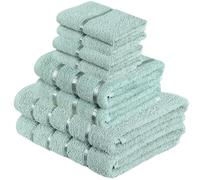 (8 Piece Set, Duck Egg) Luxurious Bath Towel, Hand Towel & Face Towel Sets