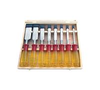 Amtech E0610 8 Piece Split Proof Chisel Set in Wooden Box