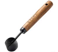 8 Piece Stainless Steel Measuring Kit with Walnut Wood Handle for Dry and Liquid Measurements in the Kitchen (N)