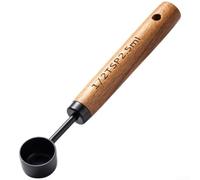 8 Piece Stainless Steel Measuring Spoons And Cups Set - Walnut Wood Handle Baking Tools For Precise Cooking - Measuring Cups And Spoons Set - Cup Measures For Baking Uk(M)