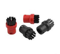8 Piece Steam Cleaner Accessory Set for Karcher SC1 SC2 SC3 SC4 SC5, High Temp Nylon Round Brush Flat Nozzle Kit for Kitchen Bathroom Tile Grout Cleaning