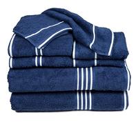 Lavish Home Rio 8 Piece 100% Cotton Towel Set - Navy