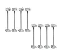 ＡＷＨＡＯ 8 Pieces Airport Pole Light Model 1:400 Scale High Pole Light Model Industrial Scenery Accessory for Hobbyists