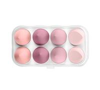 8 Pieces Beauty Makeup Sponge Set Blender Blending Foundation Strawberry Mousse