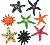 8 Pieces Big Diving Toys Pool Toy Starfish Sets Summer Beach Toys, Soft Rubber Dive Throw Toy for Kids Underwater Swimming Toy for Pool, Colorful
