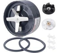 8 Pieces Blender Replacement Parts Extractor Blade for NutriBullet 600w 900w Including Gasket Shock Pad and Gear