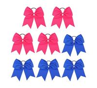 8 Pieces Bow Hair Rings, Children'S Headwear, Cute Hair Rings, Elastic Hair Rings, Hairstyle Accessories