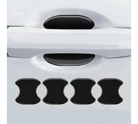 8 Pieces Car Door Handle Protective Film Door Bowl Anti Scratch Sticker Reflective Strip Epoxy Protector Moulding Trim Strip