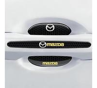 8 pieces Car Door Handle Protectors, for Mazda 2 3 4 5 6 Atenza Mazda3 Axela CX-3 CX-30 CX-5 CX-7 CX-8 CX-9 MX-5 Carbon Fiber Car Door Handle Stickers, Car Door Cup Handle Paint Scratch Protector