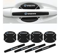 8 Pieces Car Door Handle Protectors for Volvo S60 S90 V40 V90 XC60 XC90 V60 - Carbon Fiber Stickers, Paint Scratch Protector With Cup Handle