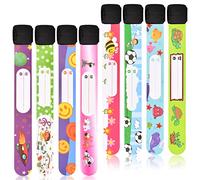 8 Pieces Child Safety Bracelets, Anti-Lost Identification Bracelets with Various Patterns, Safety Identification Bracelet for Boys, Girls and Babies