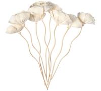 8 Pieces Diffuser Sticks Wooden Rose Flower Rattan Aroma Oil Diffuser Sticks for Home Fragrance