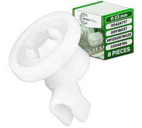 8 Pieces Dishwasher Wheels Basket Upper Ø 23 mm with the Original Code 424717 00424717 for Bosch for Balay 00918037 for Quelle 481252878025 C00481565 for Whirlpool - Warranty 5 Years - ONIX TECH