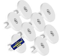 8 Pieces Dishwasher Wheels Lower Basket with the Original Code 50269771003 for Electrolux for Zanussi for Rex for Juno - Warranty 10 Years - MONTERAL