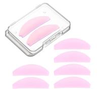 8 Pieces Eyelash Lifting Pads, Lash Lifting Pads, Only Korean Flat Eyelash Lifting Shields for Perming No. 1 Eyelashes, Softening, Ultra Thin, Sticky, Multiple Use as Eye Patches, Eyelash Lift Tape