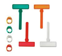8 Pieces Finger Focus Highlighter, Guided Reading Strips Clear, Dyslexia Readers Tools, Colored Reading Trackers for ADHD Adults Teens Students, Classroom, Home School Supplies (B)