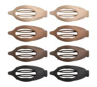 8 Pieces Flat Hair Clips, Non-Slip Hair Clips, Arc Fixed Hair Clips, Fashionable Straight Hair Clips, Curly Hair Clips, Simple Women'S Hair Clips