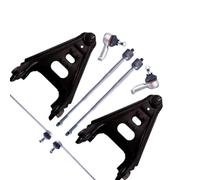 8 Pieces Front Axle Suspension Control Arm Ball Joint Stabilizer Link Tie Rod End Kits Compatible for Smart TWO W451 2007-2015