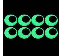 8 Pieces Glow in The Dark Googly Eyes Self Adhesive Wiggle Eyes 40 mm Large Luminous Wobbly Stick on Dolls Toys for DIY Scrapbooking Crafts Children Kids Halloween DIY
