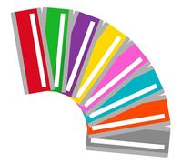 8 Pieces Guided Reading Strips, Colored Highlight Strips