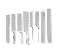8 Pieces Hair Comb Set,AXEMOORE Heat-resistant Anti-static Comb,Professional Hairdressing Comb Set for All Hair Types