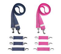8 Pieces Kids Glove Clips, Adjustable Glove Clips, Stainless Steel Hat Clips, Anti-Skid Anti-Lost Clips, Winter Coat Clips, Multi-Size Elastic Anti-Skid Clips