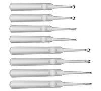 8 Pieces Leather Edge Skiving Tools, Durable Leather Groover Tool Stainless Steel U-Shaped V-Shaped Groover Working Hand Leather Edge Skiving Leather Tools for Crafting (4 Sizes)