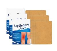 8 Pieces Leg Care Patches Nursing Plaster Legs Massage Pain Relief Soothing Breathable Plasters Skin Caring Natural Formula Ideal for Men Women (3)