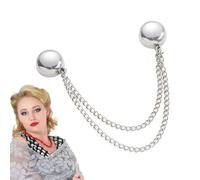 8 Pieces Multi-function Magnetic Clothing Clips, No Punching Clothes Clips, Removable Dress Clipss & Pins - Women's Brooches - Seam Free Pants Leg Fixed Magnets, For Scarves,T-Shirt Clipss Trousers