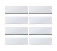 8 Pieces Name Badge with PIN Reusable Identity Card Holder with Pin for Office Workers Students Employees