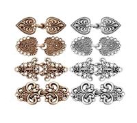 8 Pieces Of Shawl Clip, Retro Sweater Clip, Cardigan Fixed, Tie Clip Replacement Piece, Suit Skirt Decoration, Suitable For Concerts, Weddings.