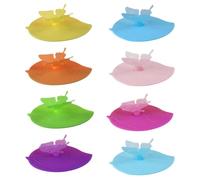 8 Pieces of Silicone Cup Lids, Cute Cup Lids, Butterfly-Shaped Cup Lids, Cup Dust-Proof Lids, Creative Cup Lids, Cup Accessories
