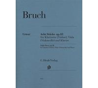 8 Pieces op. 83clarinet (violin), viola (cello) and piano: Instrumentation: Chamber music with winds