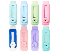 8 Pieces Push and Pull Erasers, Creative Kids Erasers, Cat Claw Erasers, Fun Retractable Erasers, Office School Stationery Supplies