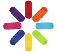 8 Pieces Reusable Ice Pop Sleeves, Colorful Neoprene Popsicle Holders Anti Freezing ICES Pop Holders Washable Leak-Proof ICES Sleeves Bag for Frozen Treats, IceLollies, Icecream Sticks