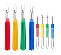 8 Pieces Seam Rippers, Thread Remover Kit for Removing Unwanted Hems and Seams(4 Large & 4 Small)