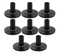 8 Pieces/set Long Cymbal Sleeves With Flange Base For Drum Set Percussion Instrument Parts Accessories Black Cymbal Sleeves