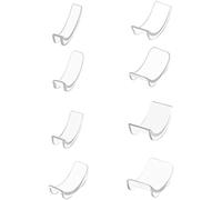 8 Pieces/Set Wedding Anniversary Engagement Loose Ring Transparent Size Adjusters Non- For Slip Reducers Spacers Adjusting Attractive processing