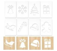 8 Pieces Smooth Transparent Router Templates For Party