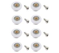 8 Pieces Stainless Steel 19MM Wheel Dia Shower Door Wheel Runner Roller