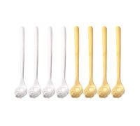 8 Pieces Stainless Steel Spoons, Cute Cat Paw Pattern Spoons, Coffee Stirring Spoons, Dessert Spoons, Kitchen Utensils