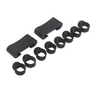 8 Pieces Steel Tongue Drum Finger Sleeves, Silicone Rubber Knocking Finger Picks Cover, 2 PCS Drumstick Holders,Reduce Noise & Produces Pure Sound