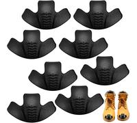8 Pieces Toe Guards for Boots Toe Protectors Work Foot Guards Rubber Shoes Covers Boot Shoes Head Caps for Repairing Do Not Include Glue and Sandpaper