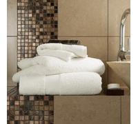 8 Pieces Towels Set Egyptian Cotton 700gsm Extra Soft Luxury Miami (2 x Bath Sheets, 2 x Bath Towels And 4 x Hand Towels) Cream