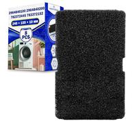 8 Pieces Tumble Dryer Filter 240x155x10 mm with the Original Code 2964840100 2964840200 for Beko 782372445 783372152 for Smeg - MONTERAL
