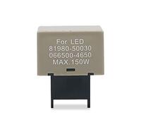 8-Pin Flashing Speed Adjustable Electronic Flasher Assy Relay Fix for LED Turn Signal Light Bulbs(Adjustable)
