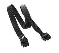 8 Pin GPU Power Cable, Graphics Card Power Cable 25.59in/65cm, 8 Pin to 6+2-pin PCIe Connector, Modular Power Supply Extension Cable, Male to Male PSU Extension Cable 18AWG Copper Wire PCIE Adapter