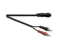 8 Pin Mini Din Plug to 2 Phono Plugs, Black